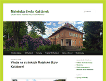 Tablet Screenshot of mskastanek.cz